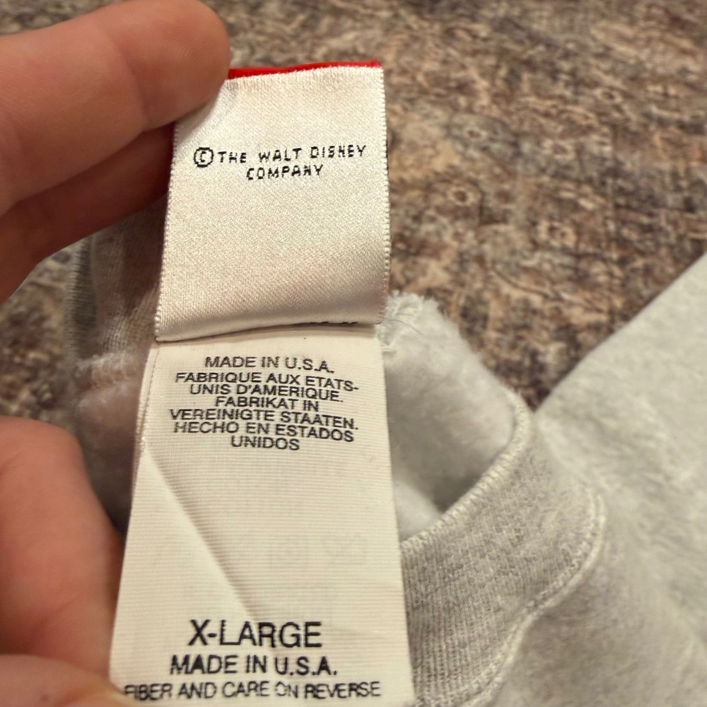 Vintage Disney Eeyore Crewneck Sweatshirt Unisex XL Disneyland‎ Made In USA - Picture 7 of 9